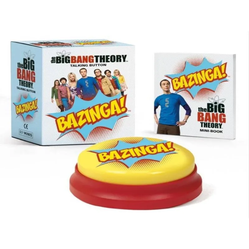 THE BIG BANG THEORY TALKING BUTTON - BAZINGA!