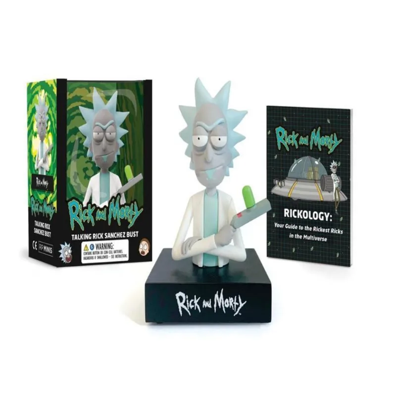 RICK AND MORTY TALKING RICK SANCHEZ BUST