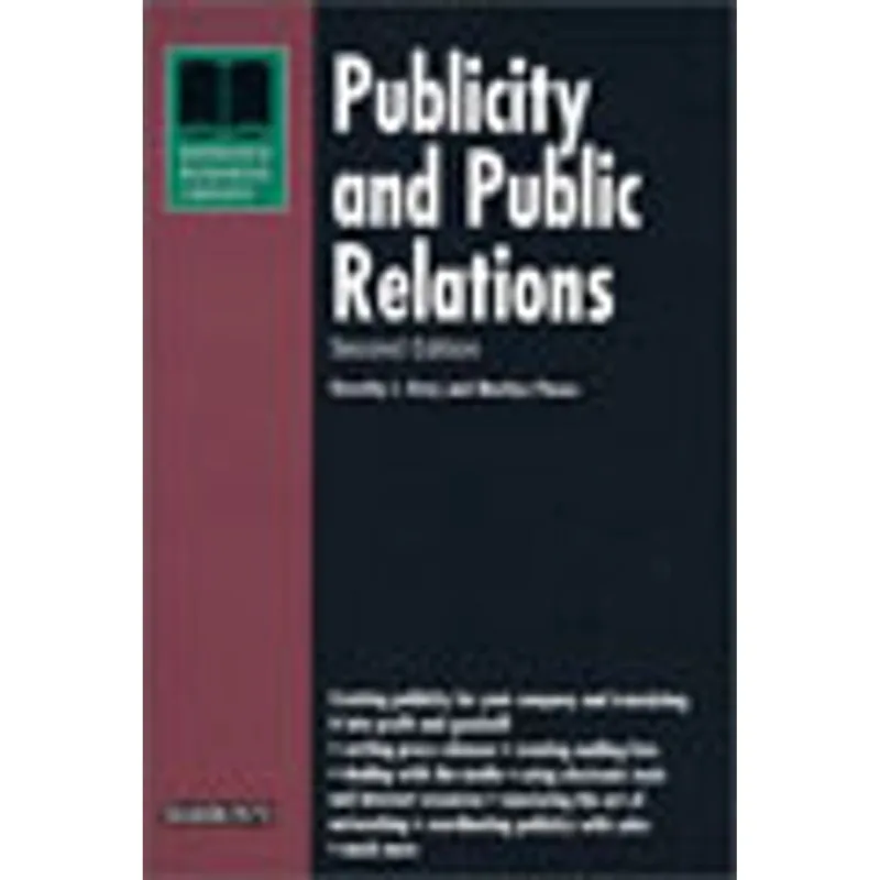 PUBLICITY AND PUBLIC RELATIONS