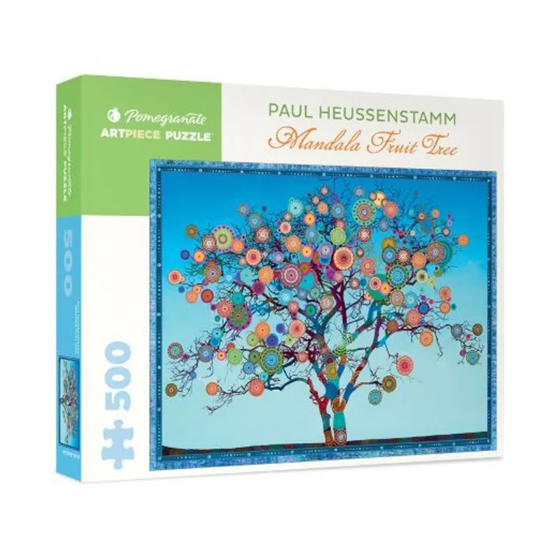 Puzzle Quebra-cabeça importado Pomegranate - Mandala Fruit Tree - 500 peças