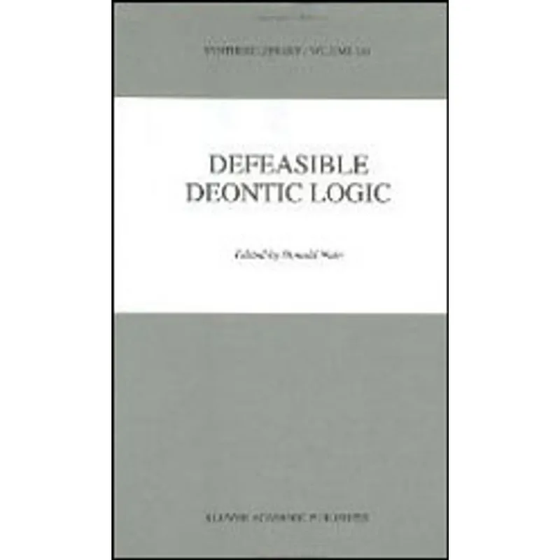 DEFEASIBLE DEONTIC LOGIC