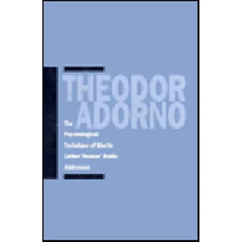 PSYCOLOGICAL TECHNIQUE OF MARTIN LUTHER THOMAS' RADIO ADRESSES, THE