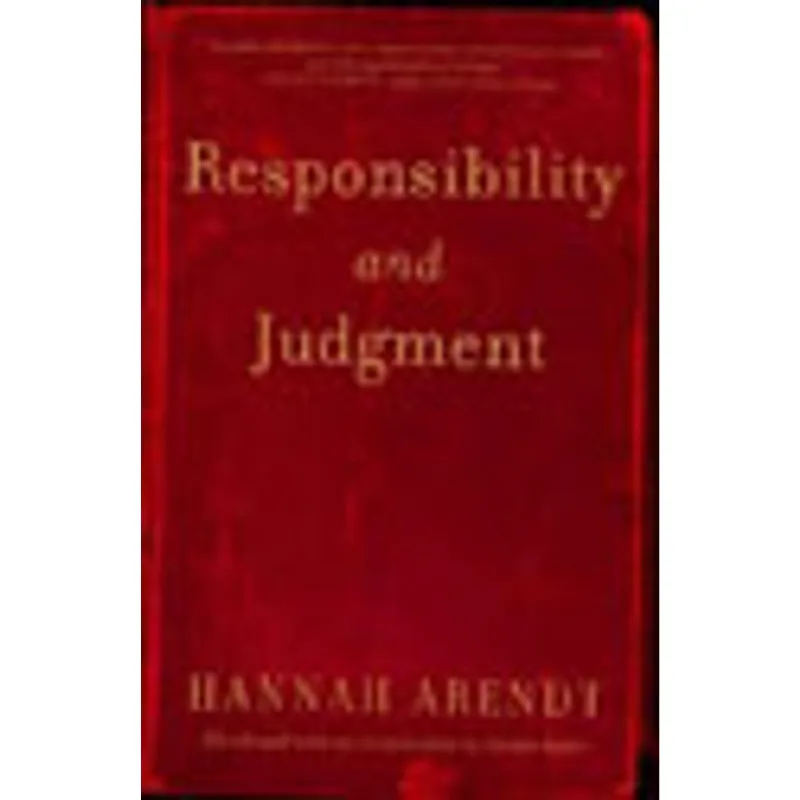 RESPONSABILITY AND JUDGEMENT
