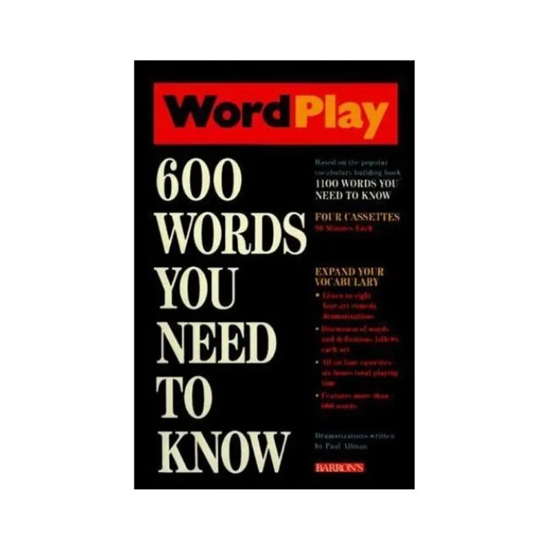 WORDPLAY: 600 WORDS YOU NEED (PACK)
