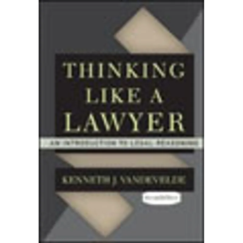 THINKING LIKE A LAWYER - AN INTRODUCTION TO LEGAL REASONING