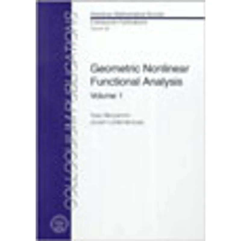 GEOMETRIC NONLINEAR FUNCTIONAL ANALYSIS