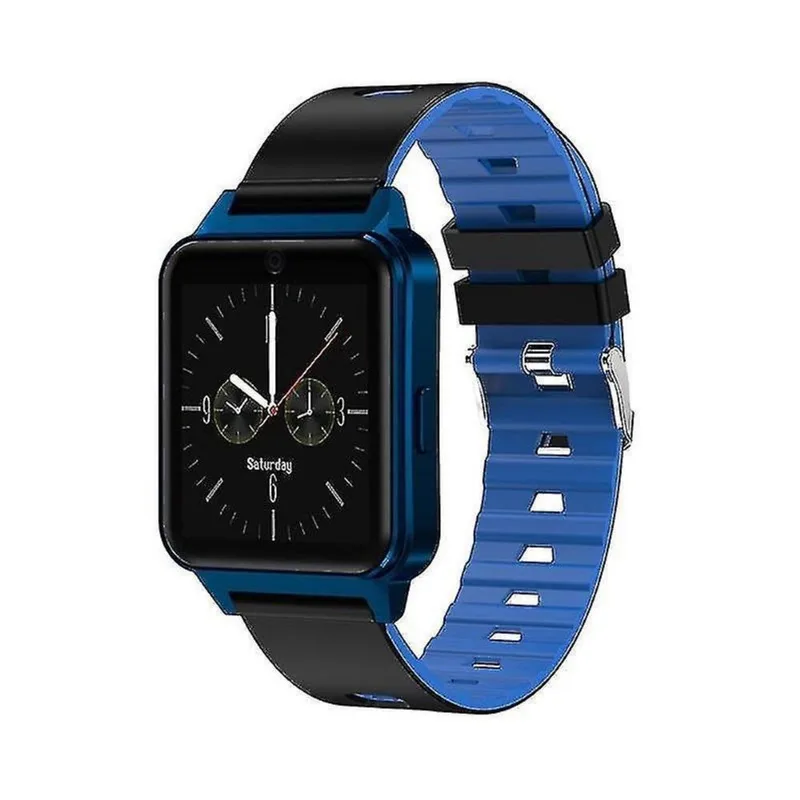 Monitores de atividade smartwatch com suporte para cartão sim - azul