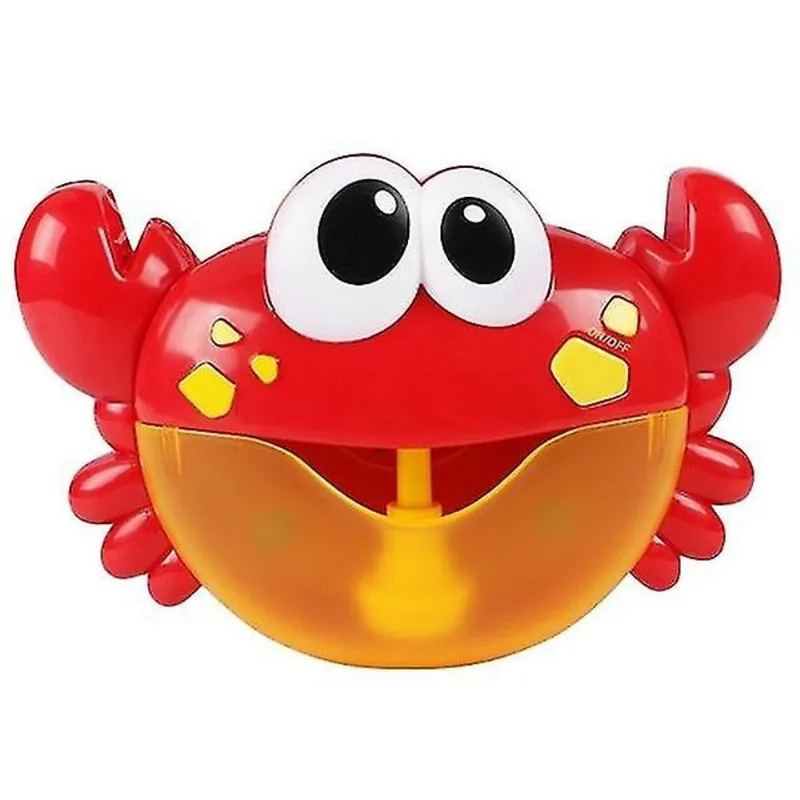 Brinquedos de banho caranguejos máquina de bolha música brinquedo de banho de bebê banheira máquina de sabão máquina de bolhas