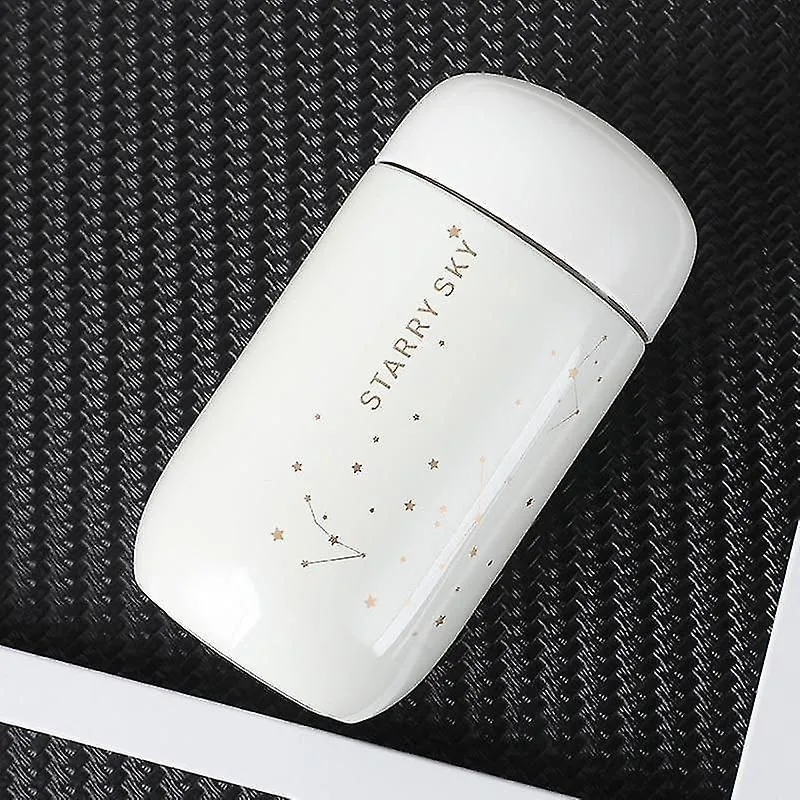 Moedores de café 200ml garrafa térmica de parede dupla céu estrelado mini frascos de café de pequena capacidade e garrafas térmicas - Não Disponível - Eletroportáteis