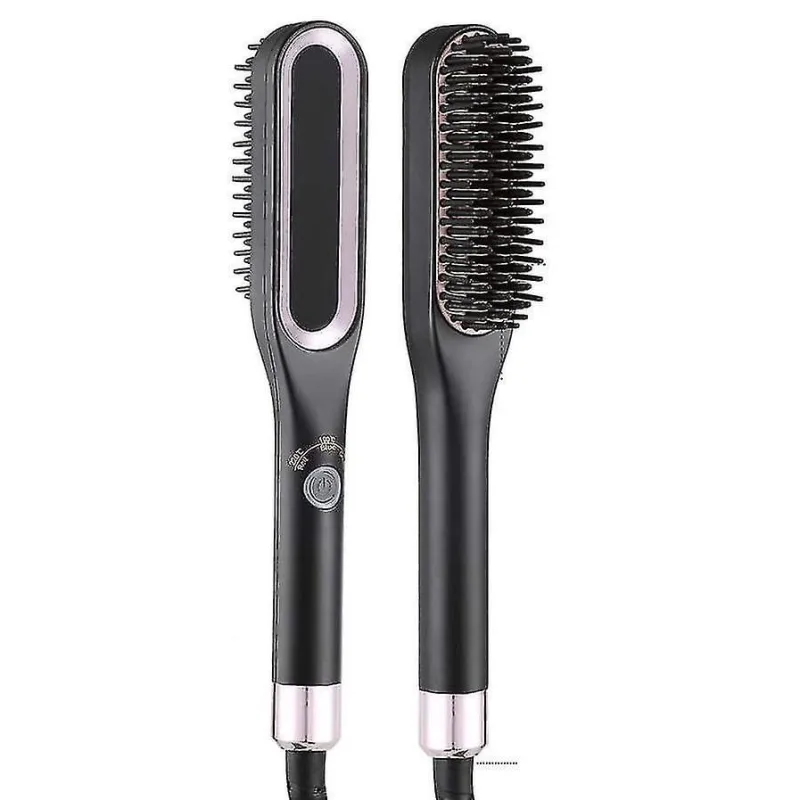 Alisadores de cabelo alisador de barba e barba para homens escova de barba elétrica anti-escaldante rapidamente ajustável - Não Disponível - Eletroportáteis