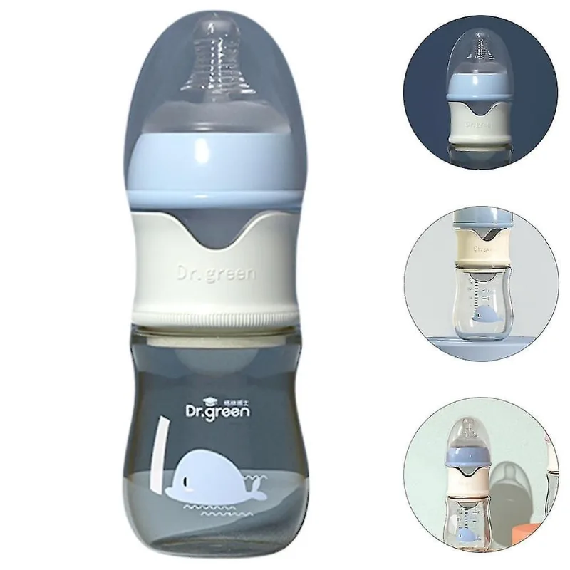 Mamadeiras de bebê 240ml mamadeira de vidro para bebê prática mamadeira para bebês frascos de mamadeira destacáveis