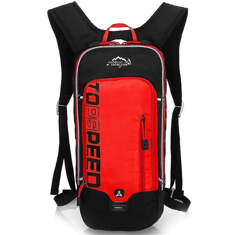 Mochilas impermeável bicicleta bolsa de água única bolsa de ciclismo mountain bike mochila esportiva ao ar livre vermelha