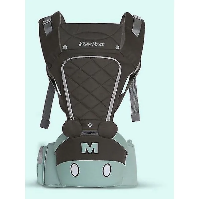 Porta-bebês 36 meses ergonômico canguru portador de bebê quadril 20kg mochila infantil verde