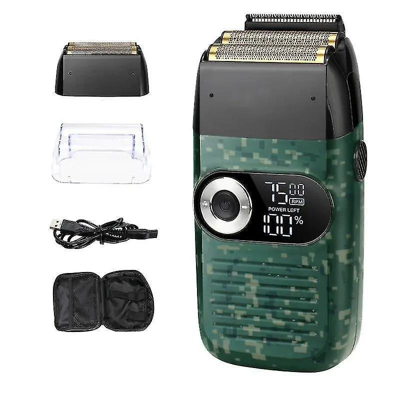 Aparador de barbear elétrico barbeador elétrico verde - Não Disponível - Eletroportáteis