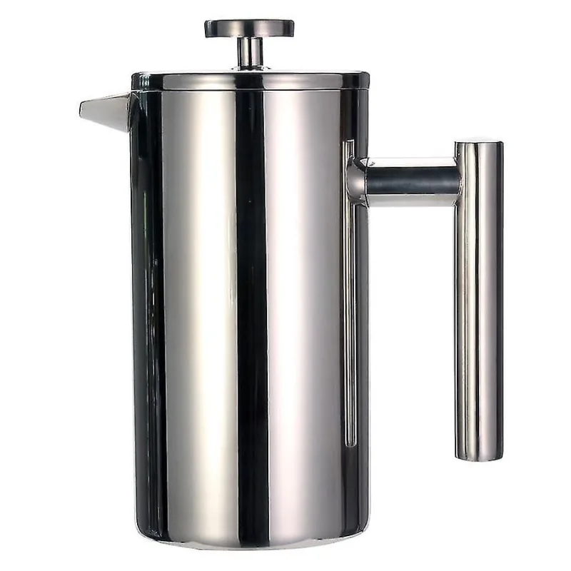 Servidores de café bules de chá prensa francesa cafeteira cafeteira de vidro portátil isolada a vácuo com cafeteiras de filtro - Não Disponível - Agro, Indústria E Comércio
