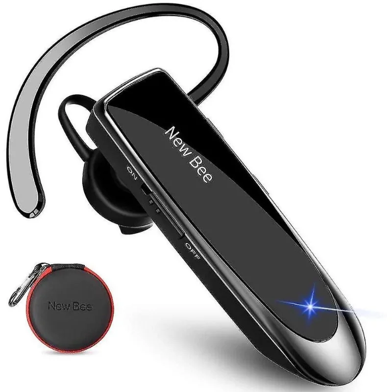 Fones de ouvido fones de ouvido novo fone de ouvido bluetooth abelha v5.0 fone de ouvido bluetooth mãos-livres com tempo de conversação 24h e mais 60 dias