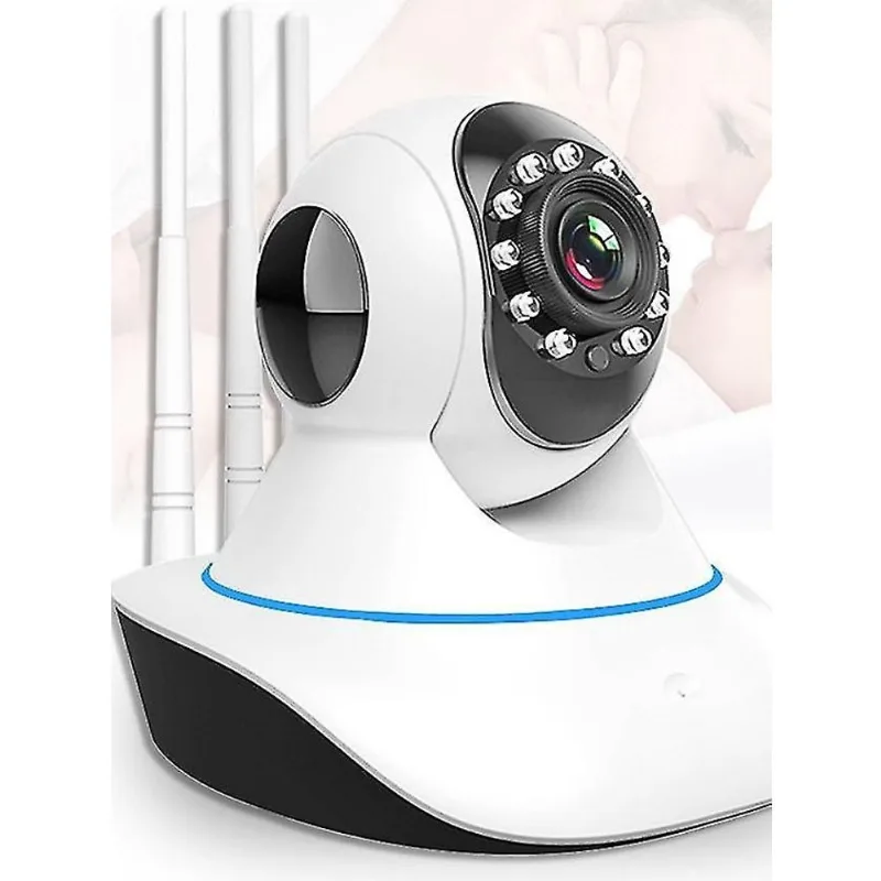 Monitores de bebê monitor de bebê wi-fi visão noturna alarme de choro babyphone babá adormecida câmera de rastreamento automático monitores de bebê