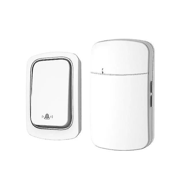 Campainha sinos campainha sem fio campainha à prova d'água auto-alimentada campainha inteligente sem necessidade de bateria em casa branco - Não Disponível - Construção E Ferramentas