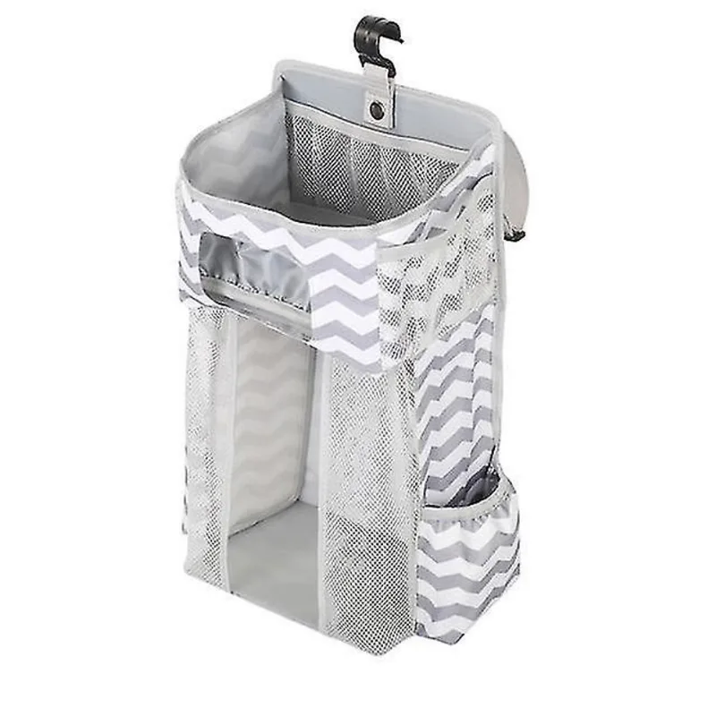 Sacos de caixas de pão organizador de cama de bebê sacos pendurados para berço recém-nascido sacos de armazenamento de fraldas organizador de cuidados com o bebê infantil