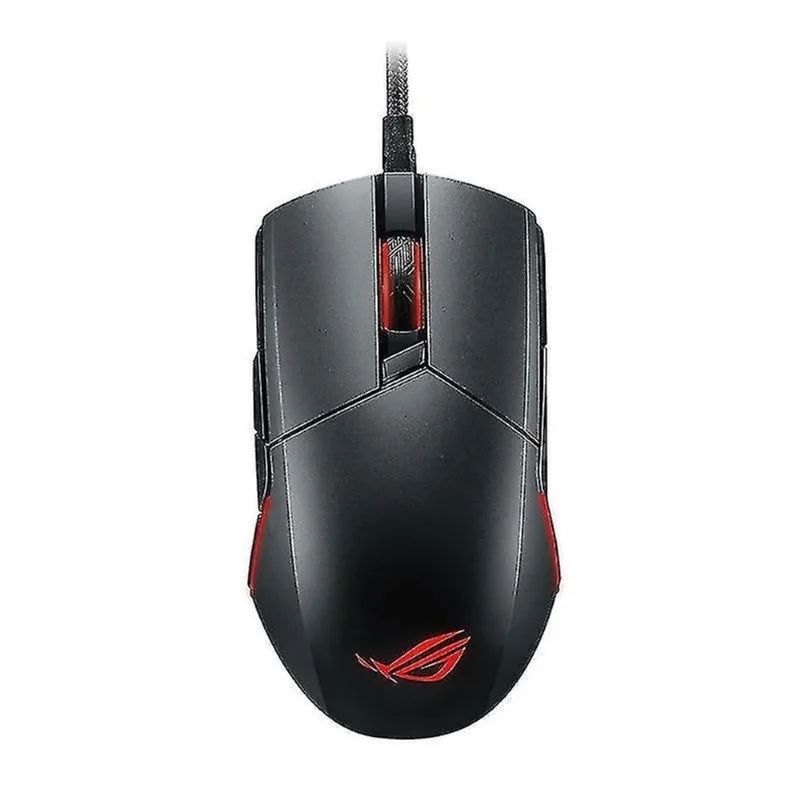 Conjuntos de acessórios de computador asus pugio p503 7200dpi rgb iluminado mouse óptico para jogos com lado magnético personalizável