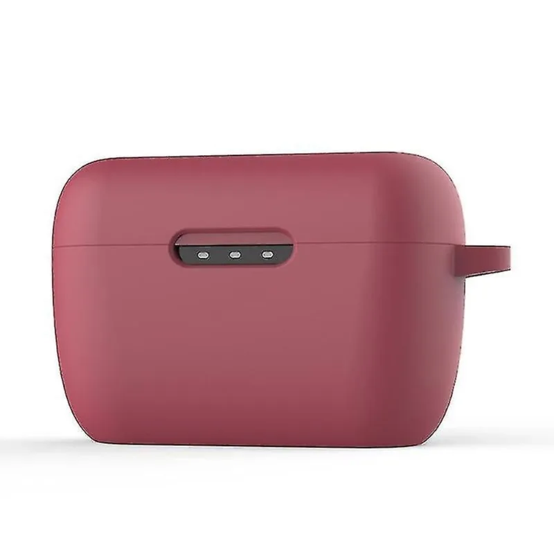Fones de ouvido fones de ouvido para edifier tws2 silicone bluetooth fone de ouvido estojo protetor vermelho