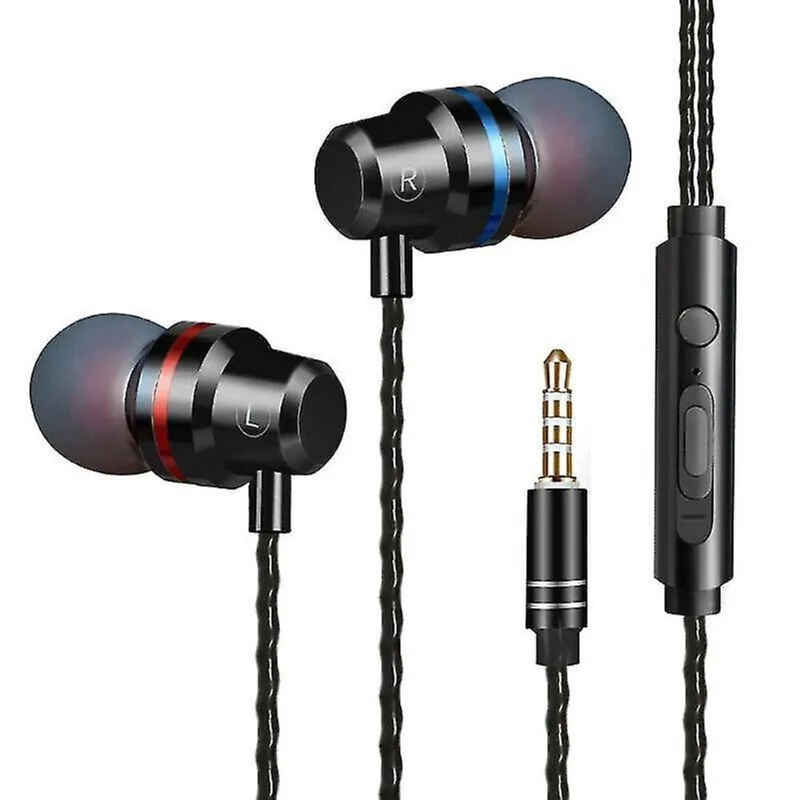 Fones de ouvido fones de ouvido preto extra bass fone de ouvido intra-auricular fone de ouvido viva-voz para celular computador pc laptop