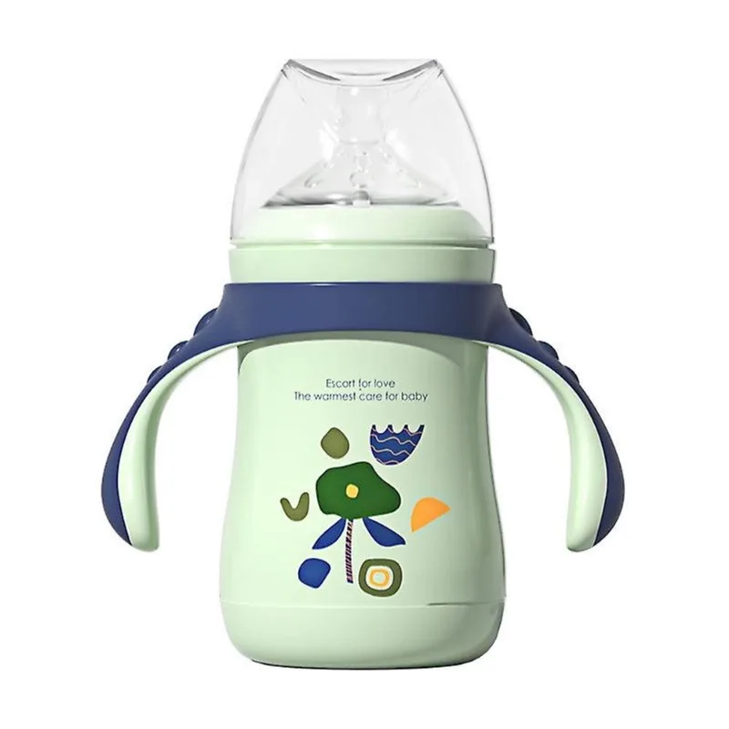 Mamadeiras de bebê alimentando para bebês de 0m mamadeira de isolamento de aço inoxidável multiuso