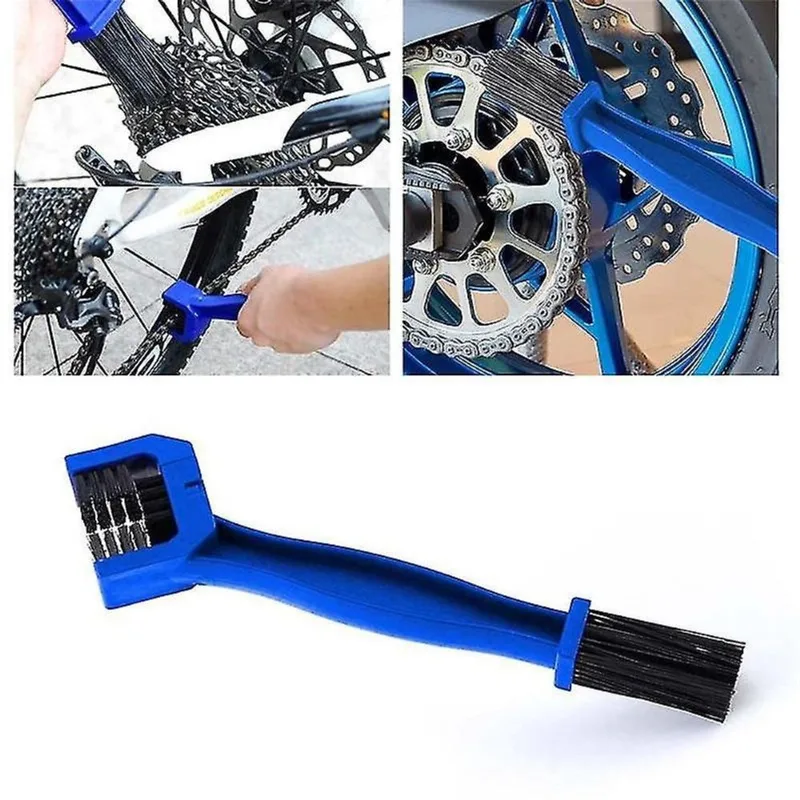 Tampas de válvula de pneu de bicicleta universal aro cuidado limpador de pneus ferramenta de limpeza de escova