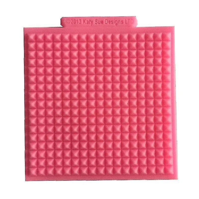 Molde de silicone para bolo em formato de waffle com grade de cookies - 1 unidade