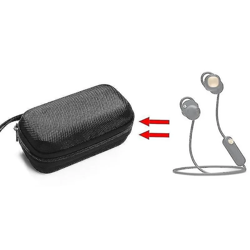 Fones de ouvido fones de ouvido portátil intra-auricular bluetooth saco de proteção de armazenamento de fone de ouvido para marshall minor ii tamanho: 11.5x5.5 x