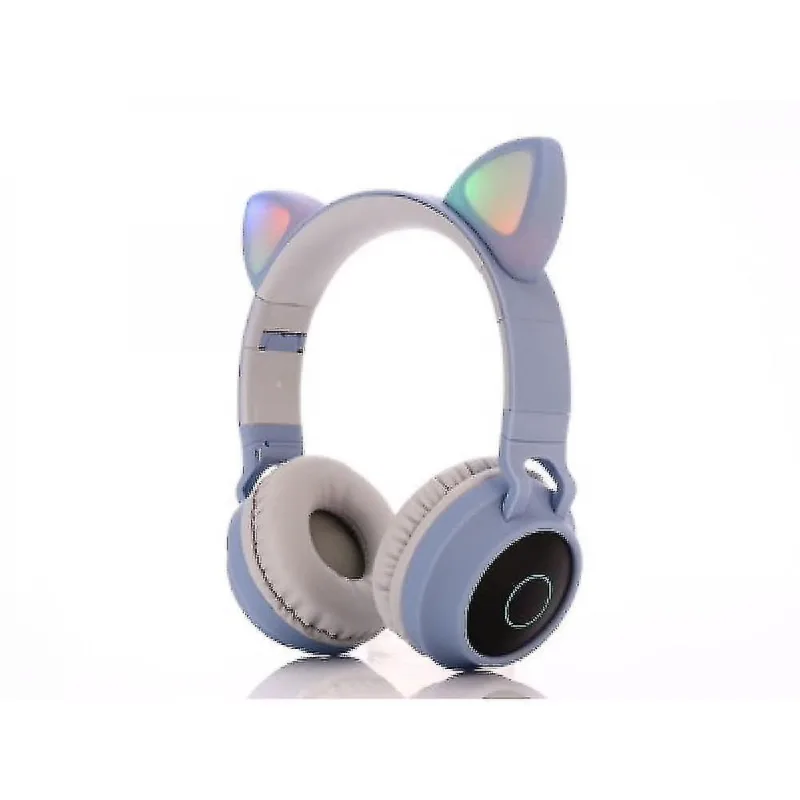 Fones de ouvido fones de ouvido crianças bluetooth 5.0 fones de ouvido de gato imagem dobrável4