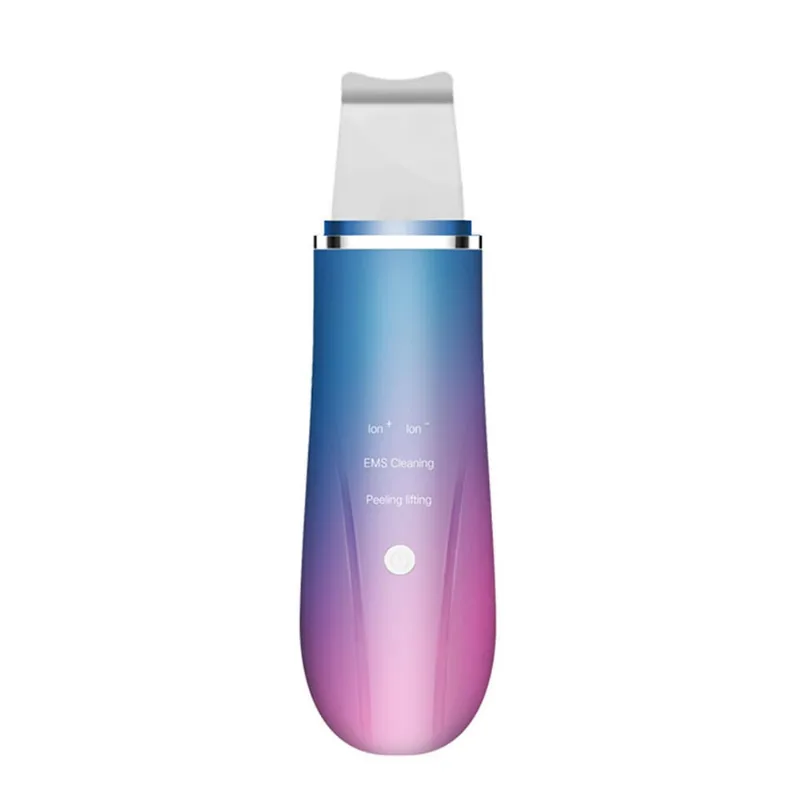 Ultrasonics Scrubbers de pele Espátula Removedor elétrico de cravos Limpador de poros Raspador facial Comedone Pimple Zit Extractor Máquina de limpeza profunda facial