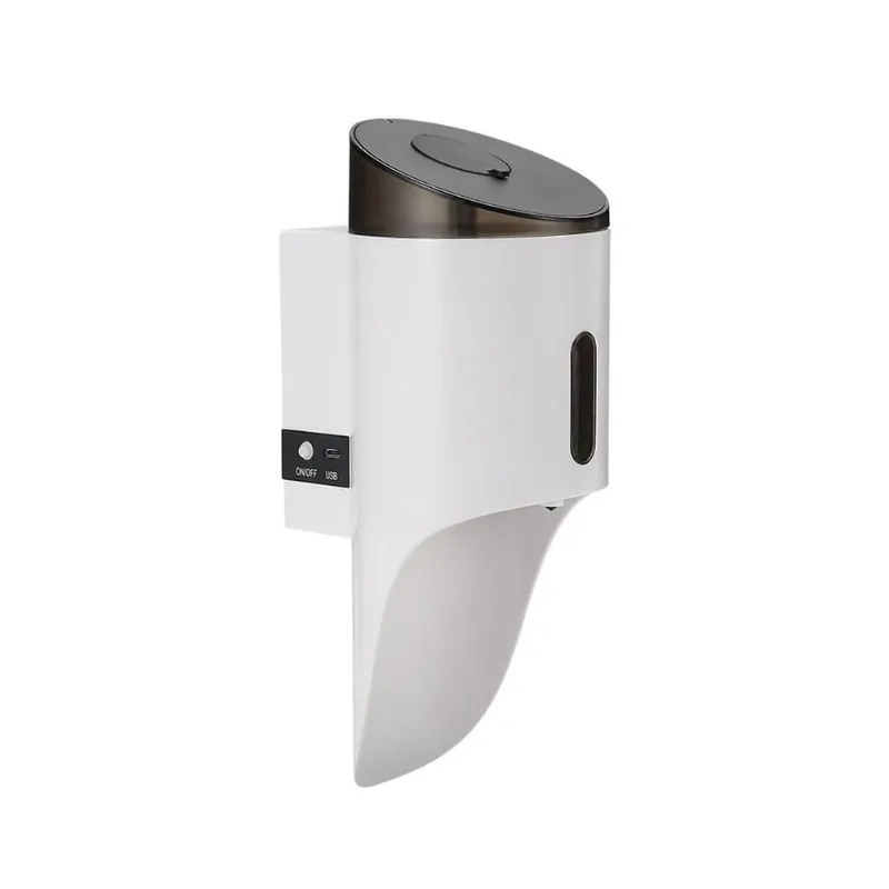 Dispensador automático de desinfetante para as mãos Montagem na parede, Dispensador de spray líquido para desinfetante para as mãos, Dispensador de desinfetante para as mãos sem toque com luz noturna