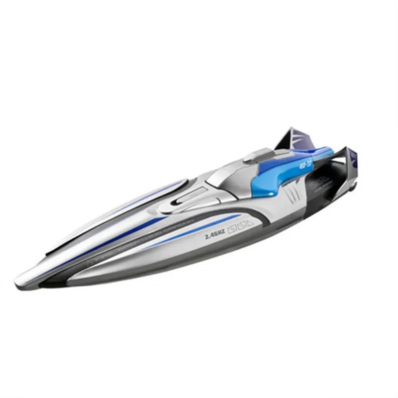 Lancha Rc - Lancha de controle remoto para piscinas e lagos, barcos Rc rápidos para adultos e crianças, Controle remoto de 4 canais 2.4ghz, barcos recarregáveis