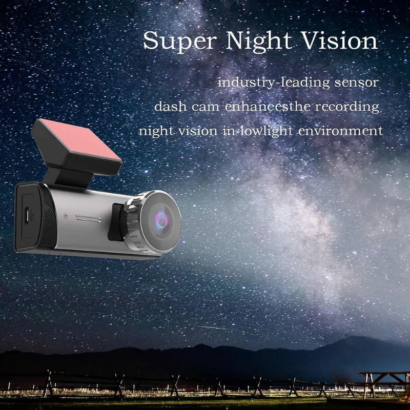 Dash Cam Real 1080p Car Dash Cam Front Dash Camera Para Carros Wifi Camera Recorder G-sensor Com Super Night Vision Loop Recording