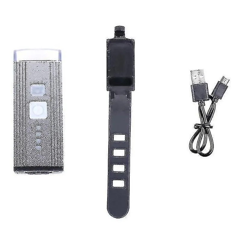 Ferramentas de bicicleta prata usb recarregável à prova d'água sensor de luz frontal ajusta automaticamente o brilho