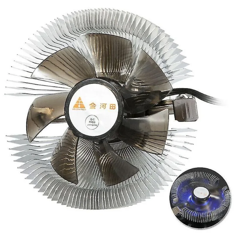 Peças de refrigeração do sistema de computador cpu cooler fans led light heatsink ventilador de refrigeração para amd/775/1150/1151/1155/1156