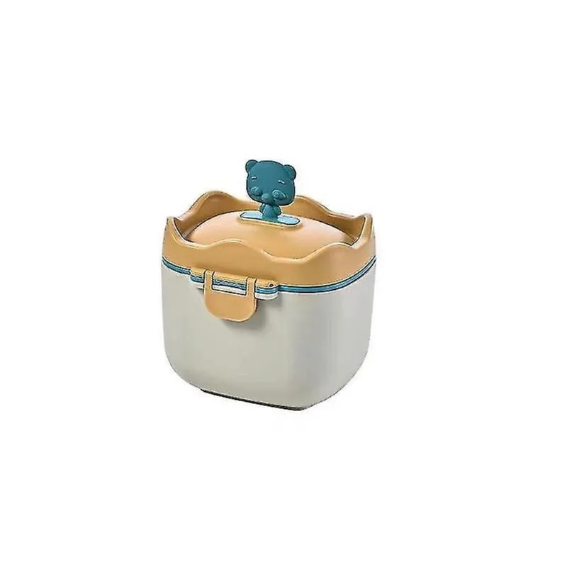 Mamadeiras de bebê portátil caixa de armazenamento de comida para bebê dispensador de fórmula sem bpa garrafas de caixa de leite em pó infantil de desenhos animados