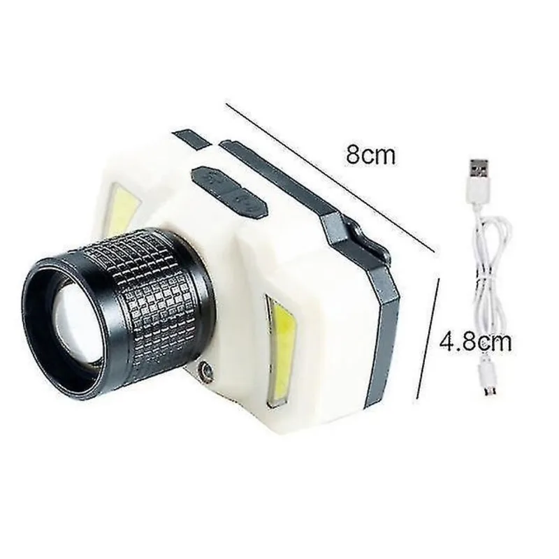 Luzes de acampamento lanternas led farol lanterna brilhante usb recarregável cabeça lâmpada tocha farol à prova d' água para camping