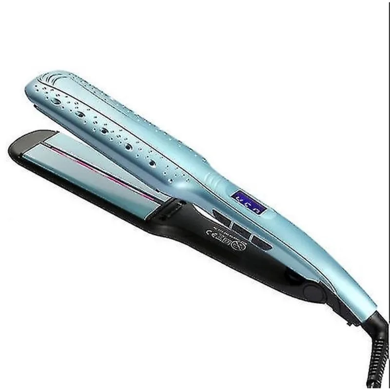 Alisadores de cabelo 2 em 1 alisador a vapor com tanque de água usado para alisar e enrolar o cabelo 6 temperatura