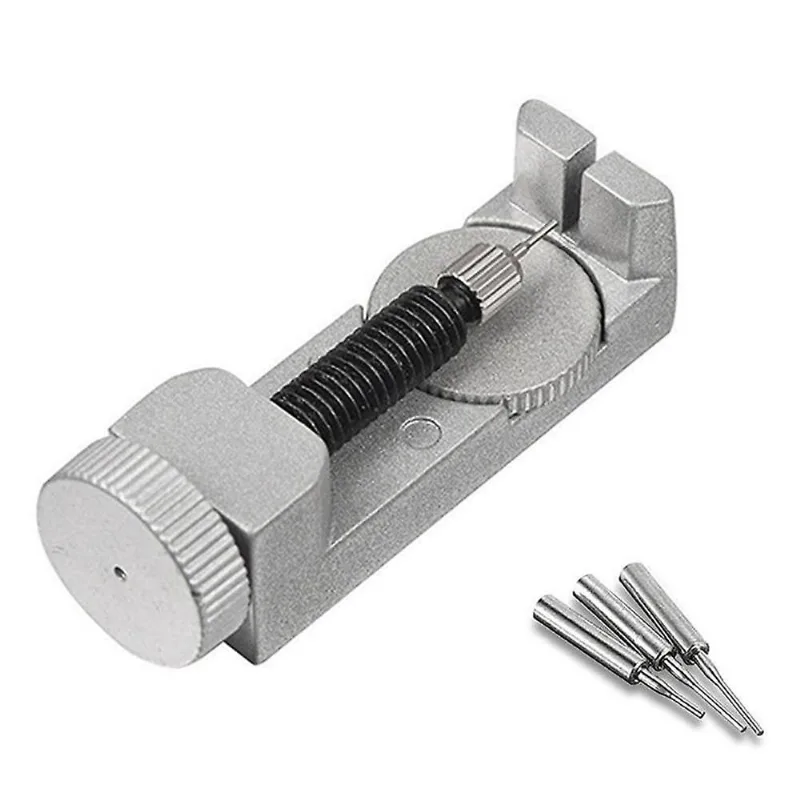 Removedor de elos de pulseira de relógio Ajustar kit de ferramentas de reparo com 3 pinos extras