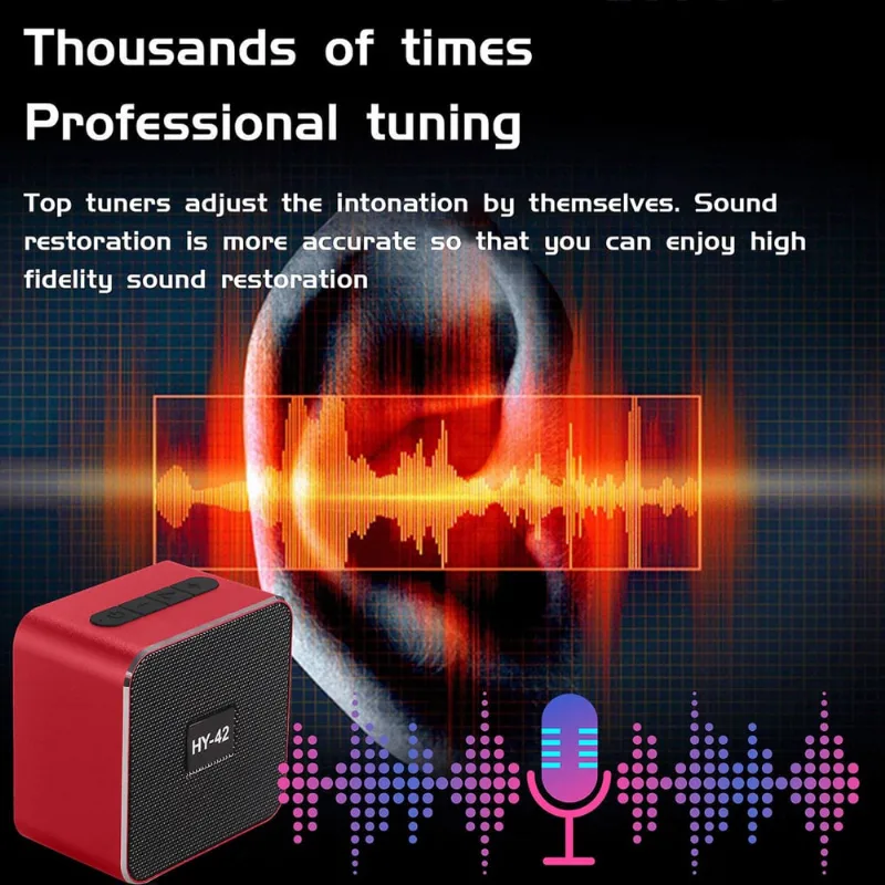 Sem fio Bluetooth 5.0 Mini Speaker Outdoor Subwoofer Alto Volume Hifi Qualidade Som Metal Small Sound