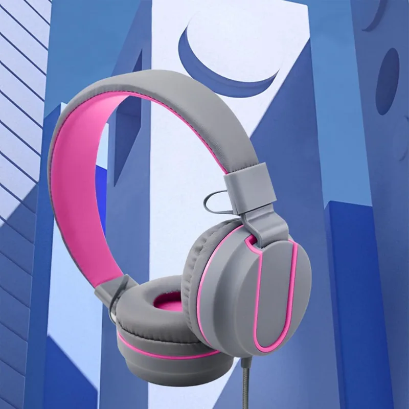 Fone de ouvido estéreo para jogos com cancelamento de ruído Fone de ouvido com microfone Bass Surround Soft Memory Ear Cups para computador