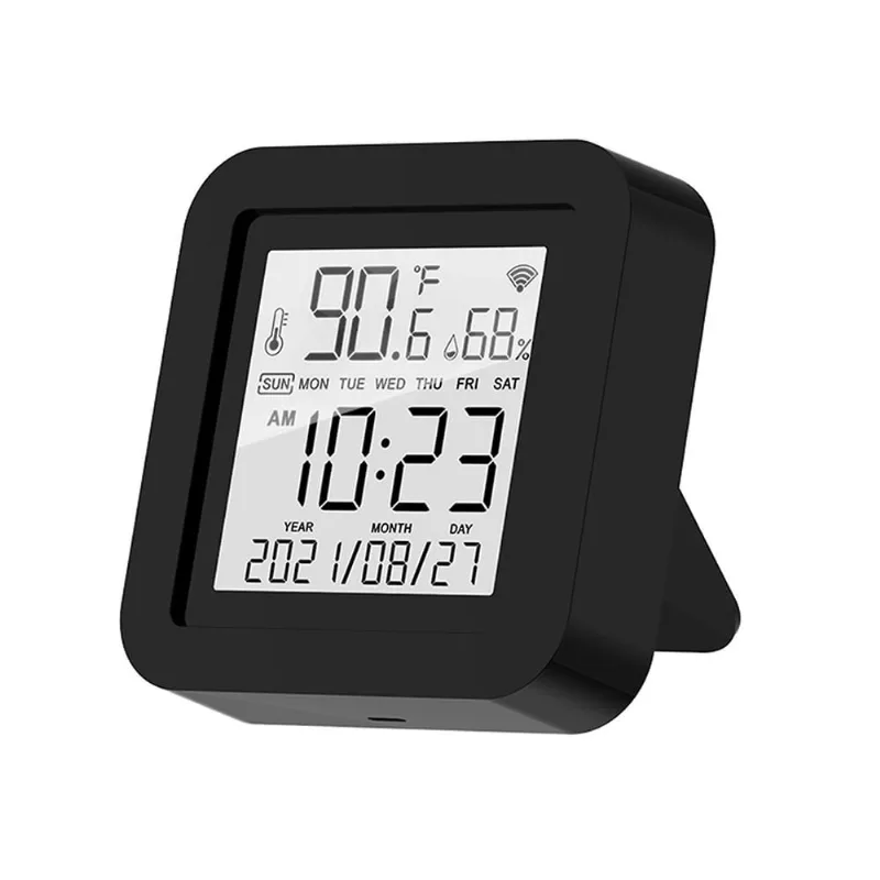 Wifi Smart Ir Controle Remoto Com Sensor De Temperatura E Umidade Para Tv Dvd Ar Condicionado Compatível Com Assistente De Voz