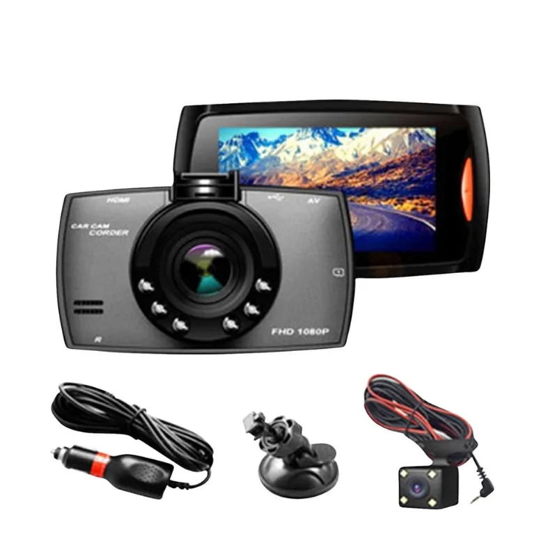 G30 Full Hd 1080p Car Dash Camera Wide Angle Car Camera Driving Recorder 120 graus de largura com visão noturna G Sensor