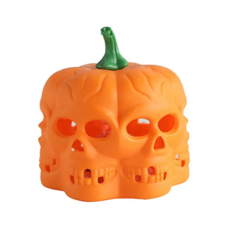 Vela de Halloween com velas de luz conduzida para decoração de