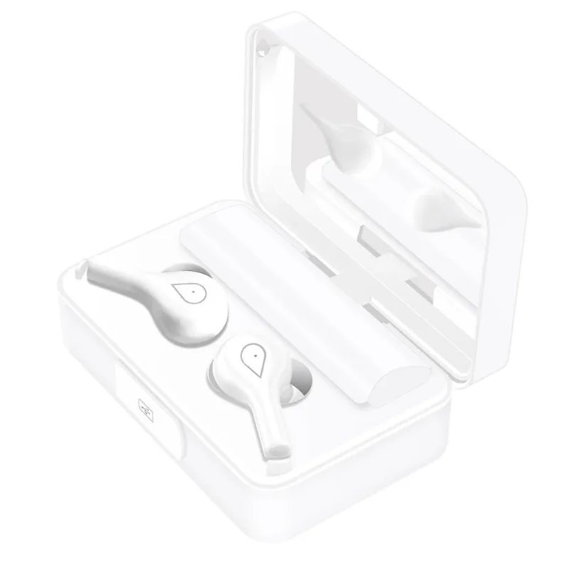 F18 fone de ouvido bluetooth sem fio modelo privado pendurado orelha esportes espelho à prova dwaterproof água display digital power bank lanterna
