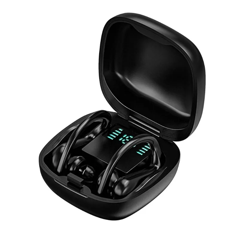 Fones de ouvido sem fio Md03 Bluetooth Digital Power Display Touching Control Earphones