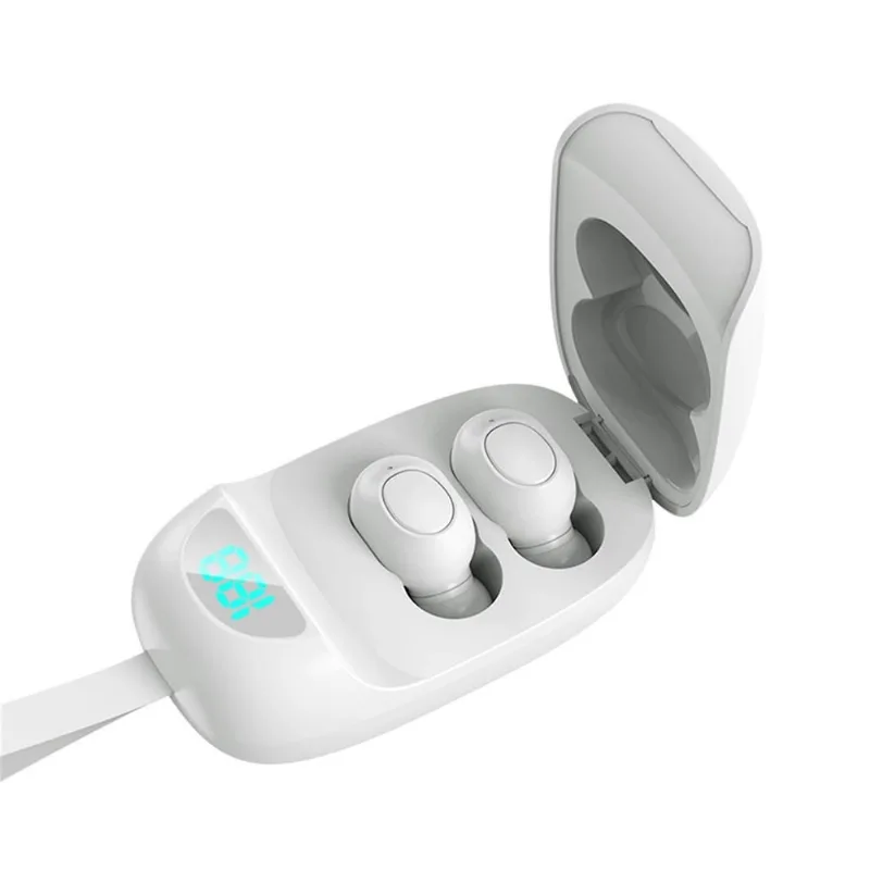 Js25 Bluetooth 5.0 Fones De Ouvido 300mah Caixa De Carregamento Sem Fio Fone De Ouvido Colorido Esportes Fones De Ouvido Fones De