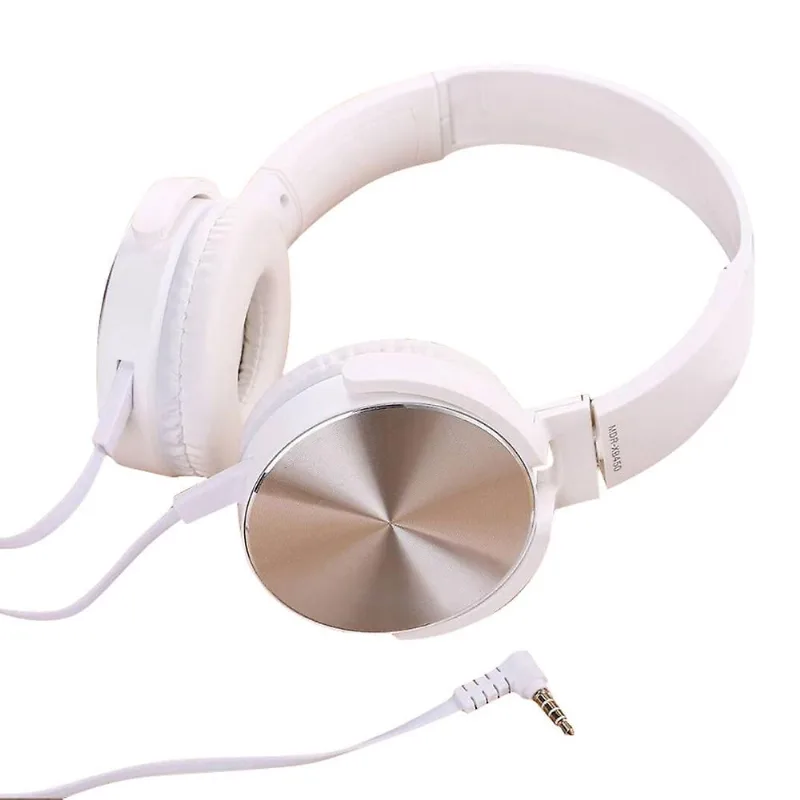 Ver-ear Teens With Mic Foldable Dj Headphones Fones de ouvido com fio de 3,5 mm